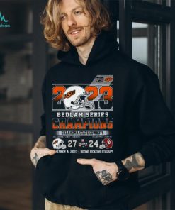 2023 Bedlam Series Champions Oklahoma State Cowboys 27 – 24 Oklahoma Sooners November 4, 2023 Boone Pickens Stadium T Shirt