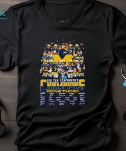2023 Big Ten Conference Champions Michigan Wolverines signature sports shirt