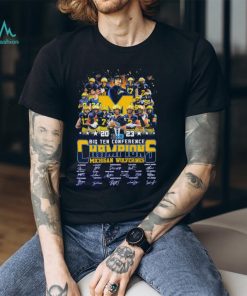 2023 Big Ten Conference Champions Michigan Wolverines signature sports shirt