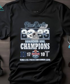 2023 Birmingham Bowl Champions Duke Blue Devils 17 – 10 Troy Trojans December 23, 2023 At Protective Stadium In Birmingham, Alabama T Shirt