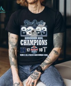 2023 Birmingham Bowl Champions Duke Blue Devils 17 – 10 Troy Trojans December 23, 2023 At Protective Stadium In Birmingham, Alabama T Shirt