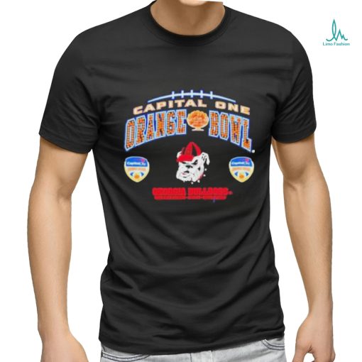 2023 Capital One Orange Bowl Georgia Bulldogs Rhinestone T Shirt
