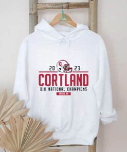 2023 Cortland Football NCAA DIII Stagg Bowl National Champions Shirt