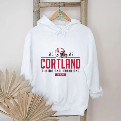 2023 Cortland Football NCAA DIII Stagg Bowl National Champions Shirt