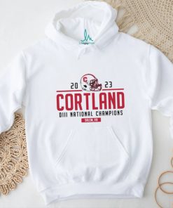 2023 Cortland Football NCAA DIII Stagg Bowl National Champions Shirt