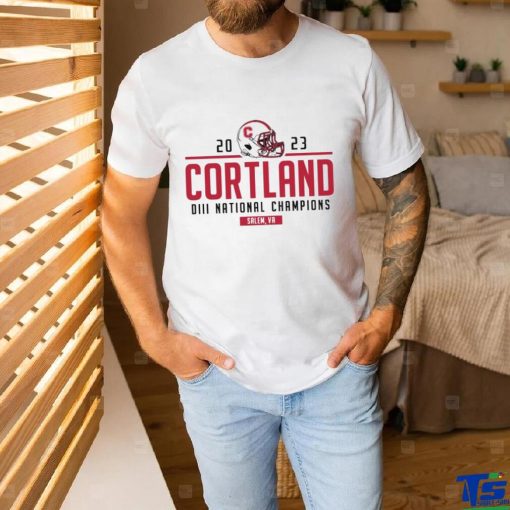 2023 Cortland Football NCAA DIII Stagg Bowl National Champions Shirt