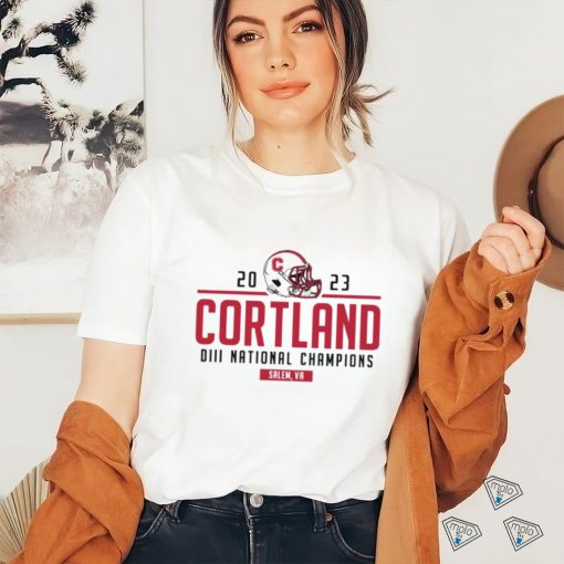 2023 Cortland Football NCAA DIII Stagg Bowl National Champions Shirt