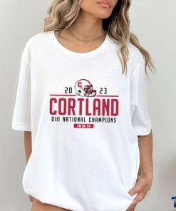 2023 Cortland Football NCAA DIII Stagg Bowl National Champions Shirt