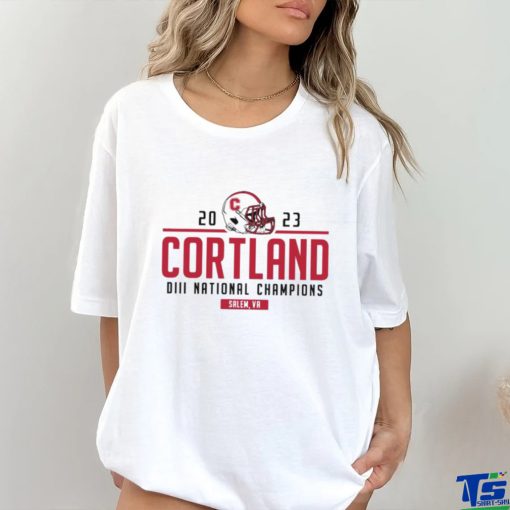 2023 Cortland Football NCAA DIII Stagg Bowl National Champions Shirt
