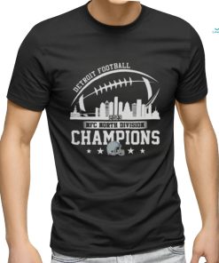 2023 Detroit Football Skyline Nfc North Champions T shirt