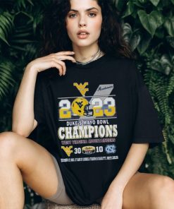 2023 Dukes Mayo Bowl Champions West Virginia Mountaineers 30 – 10 North Carolina T Shirt