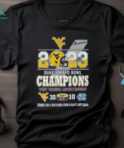 2023 Dukes Mayo Bowl Champions West Virginia Mountaineers 30 – 10 North Carolina T Shirt