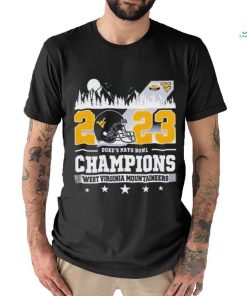 2023 Duke’s Mayo Bowl Champions West Virginia Mountaineers Skyline shirt