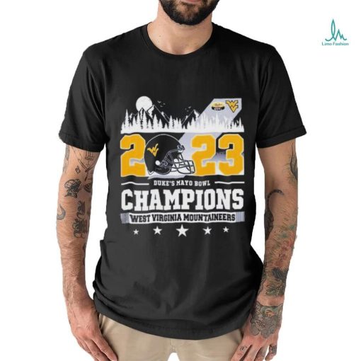 2023 Duke’s Mayo Bowl Champions West Virginia Mountaineers Skyline shirt