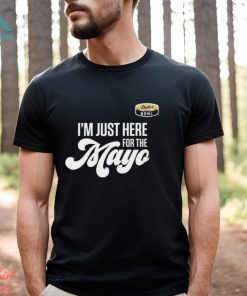 2023 Dukes Mayo Bowl Im Just Here For The Mayo Logo Shirt