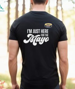 2023 Dukes Mayo Bowl Im Just Here For The Mayo Logo Shirt