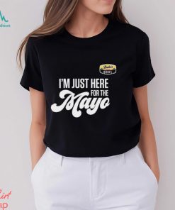 2023 Dukes Mayo Bowl Im Just Here For The Mayo Logo Shirt