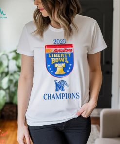 2023 Football AutoZone Liberty Bowl Champions Memphis Tigers Logo Shirt