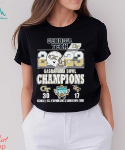 2023 Gasparilla Bowl Champions Georgia Tech Yellow Jackets 30 17 UCF Shirt