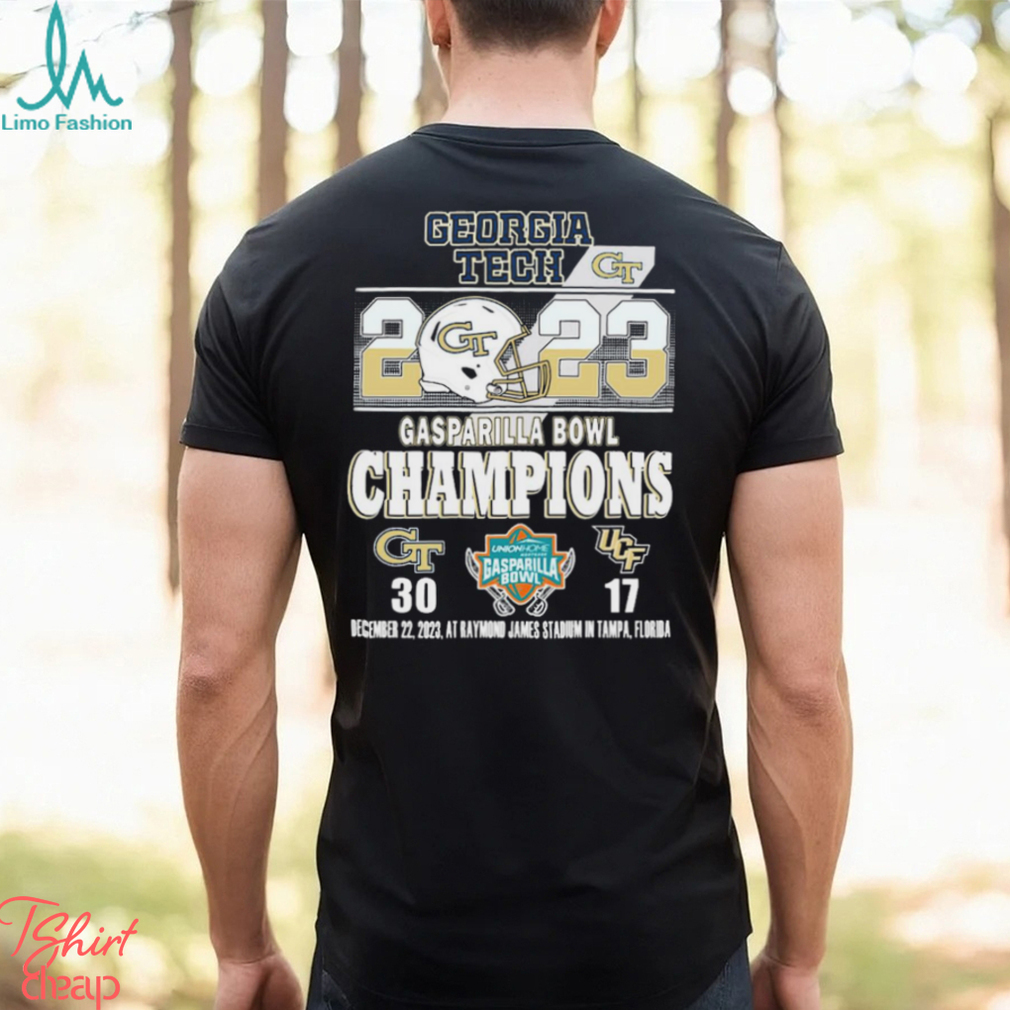 2023 Gasparilla Bowl Champions Georgia Tech Yellow Jackets 30 17 UCF Shirt 2023 Gasparilla Bowl Champions Georgia Tech Yellow Jackets 30 17 UCF Shirt