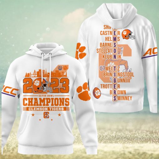 2023 Gator Bowl Champions Clemson Tigers Hoodie T Shirt