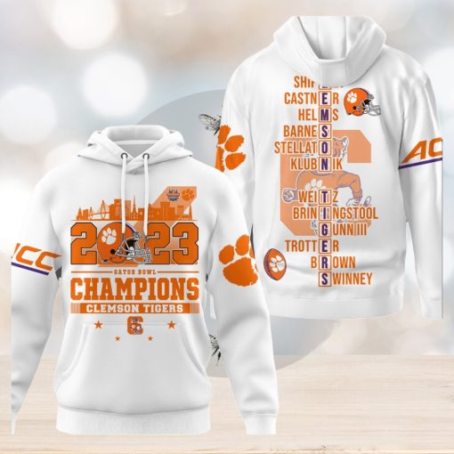 2023 Gator Bowl Champions Clemson Tigers Hoodie T Shirt