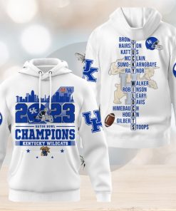 2023 Gator Bowl Champions Kentucky Wildcats Hoodie T Shirt