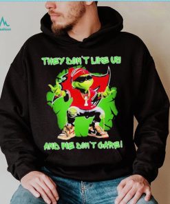 2023 Grinch Tampa Bay Buccaneers they don’t like us and we don’t care t shirt