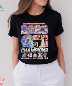 2023 Guaranteed Rate Bowl Rock Chalk Jayhawks Champions Shirt