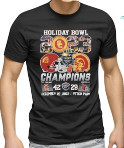 2023 Holiday Bowl Champions USC Trojans T Shirt