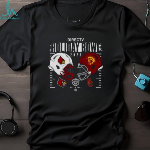 2023 Holiday Bowl Louisville Cardinals Vs USC Trojans Helmet T Shirt