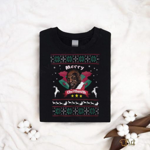 2023 Mike Tyson Merry Chrithmith Christmas Sweatshirt