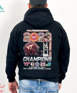 2023 Military Bowl Champions Virginia Tech Football 41 20 Tulane Shirt