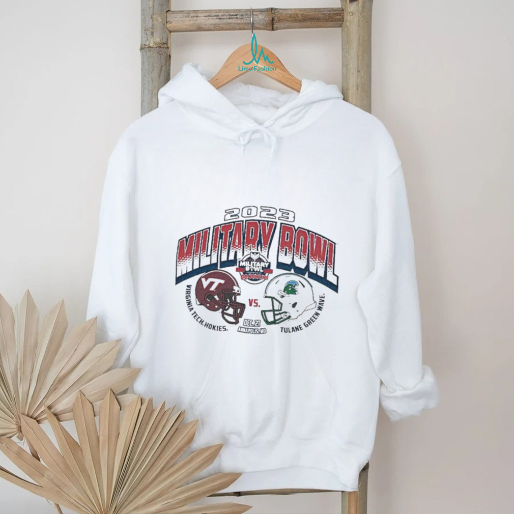 2023 Military Bowl Tulane Green Wave Vs Virginia Tech Dueling Matchup Shirt 2023 Military Bowl Tulane Green Wave Vs Virginia Tech Dueling Matchup Shirt