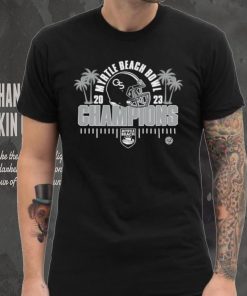 2023 Myrtle Beach Bowl Champions Georgia Southern Eagles helmet shirt