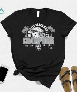 2023 Myrtle Beach Bowl Champions Ohio Bobcats helmet shirt