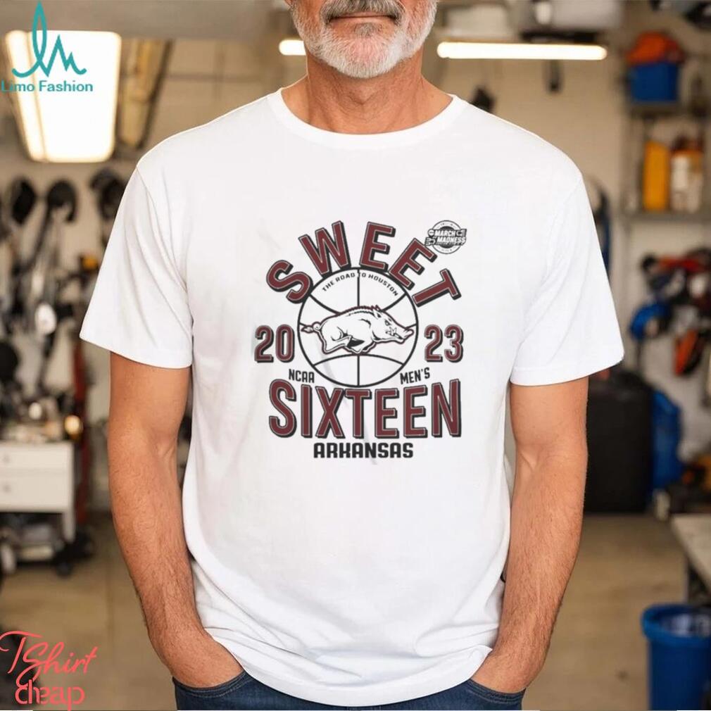 2023 NCAA Arkansas Razorbacks Men’s Basketball Sweet 16 Shirt 2023 NCAA Arkansas Razorbacks Men’s Basketball Sweet 16 Shirt