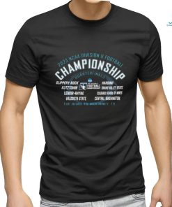 2023 NCAA Division II Football Championship Quarterfinals 8 Teams Shirt