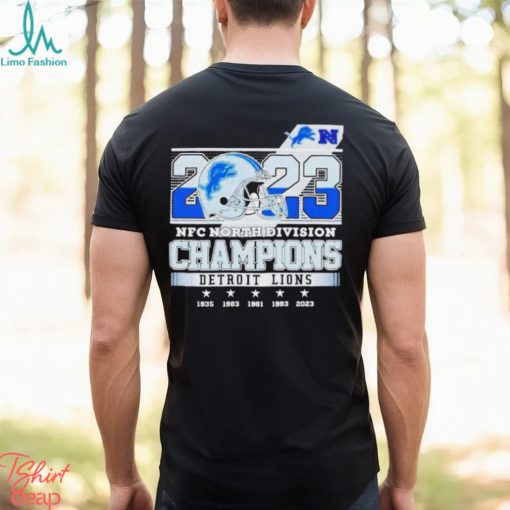 2023 NFC North Division Champions Detroit Lions Shirt