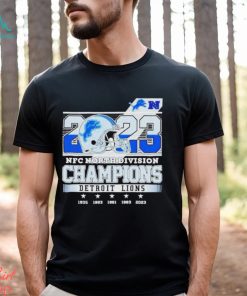 2023 NFC North Division Champions Detroit Lions Shirt