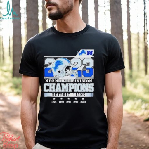 2023 NFC North Division Champions Detroit Lions Shirt