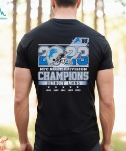 2023 NFC North Division Champions Detroit Lions new T Shirt