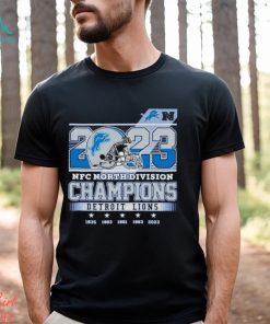 2023 NFC North Division Champions Detroit Lions new T Shirt