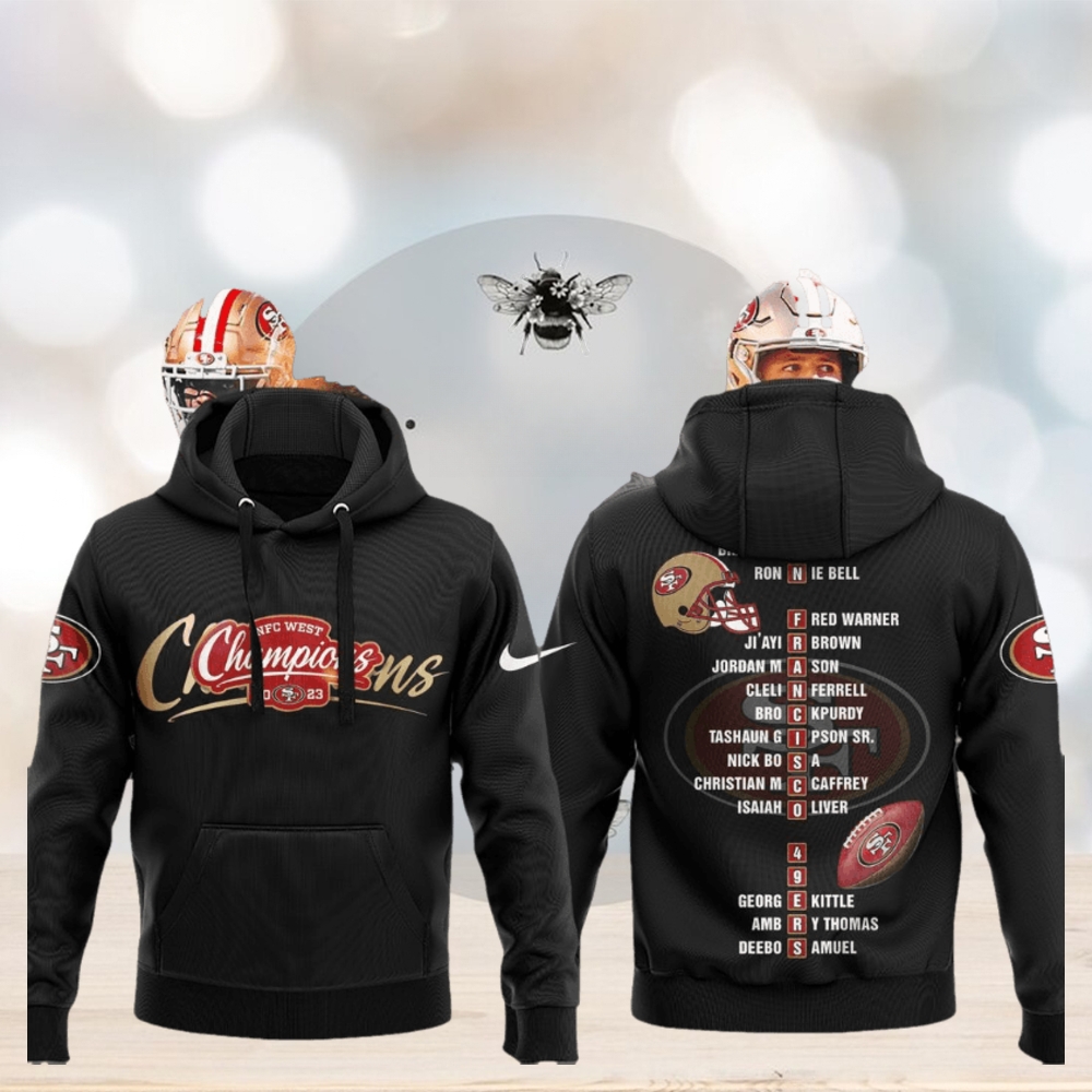 2023 NFC West Champions San Francisco 49ers Hoodie, Longpants, Cap 2023 NFC West Champions San Francisco 49ers Hoodie, Longpants, Cap