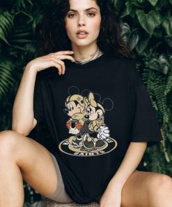 2023 NFL New Orleans Saints Mickey Mouse And Minnie Mouse Shirt Gift For Fan