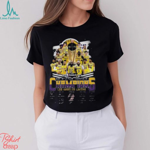 2023 Nba In Season Tournament Champions Los Angeles Lakers Shirt