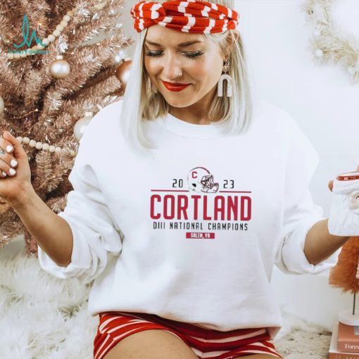 2023 Ncaa Diii Stagg Bowl 50 National Champions Are The Suny Cortland Red Dragons Football T Shirt