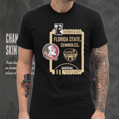 2023 Orange Bowl Florida State Seminoles art deco player shirt