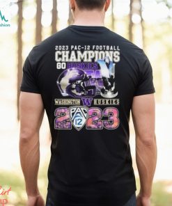 2023 PAC 12 Football Champions Go Huskies Washington Huskies T Shirt