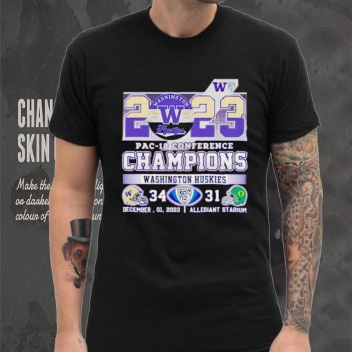 2023 Pac 12 Conference Champions Washington Huskies 34 31 shirt